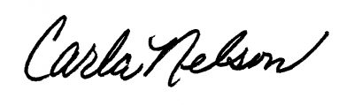Carla Nelson sig Carla Nelson sig